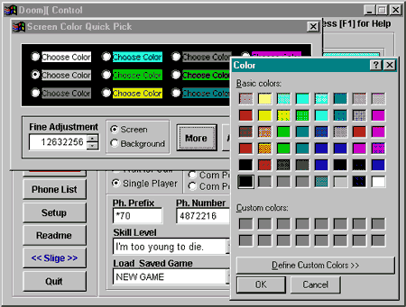 Color Picker Screens